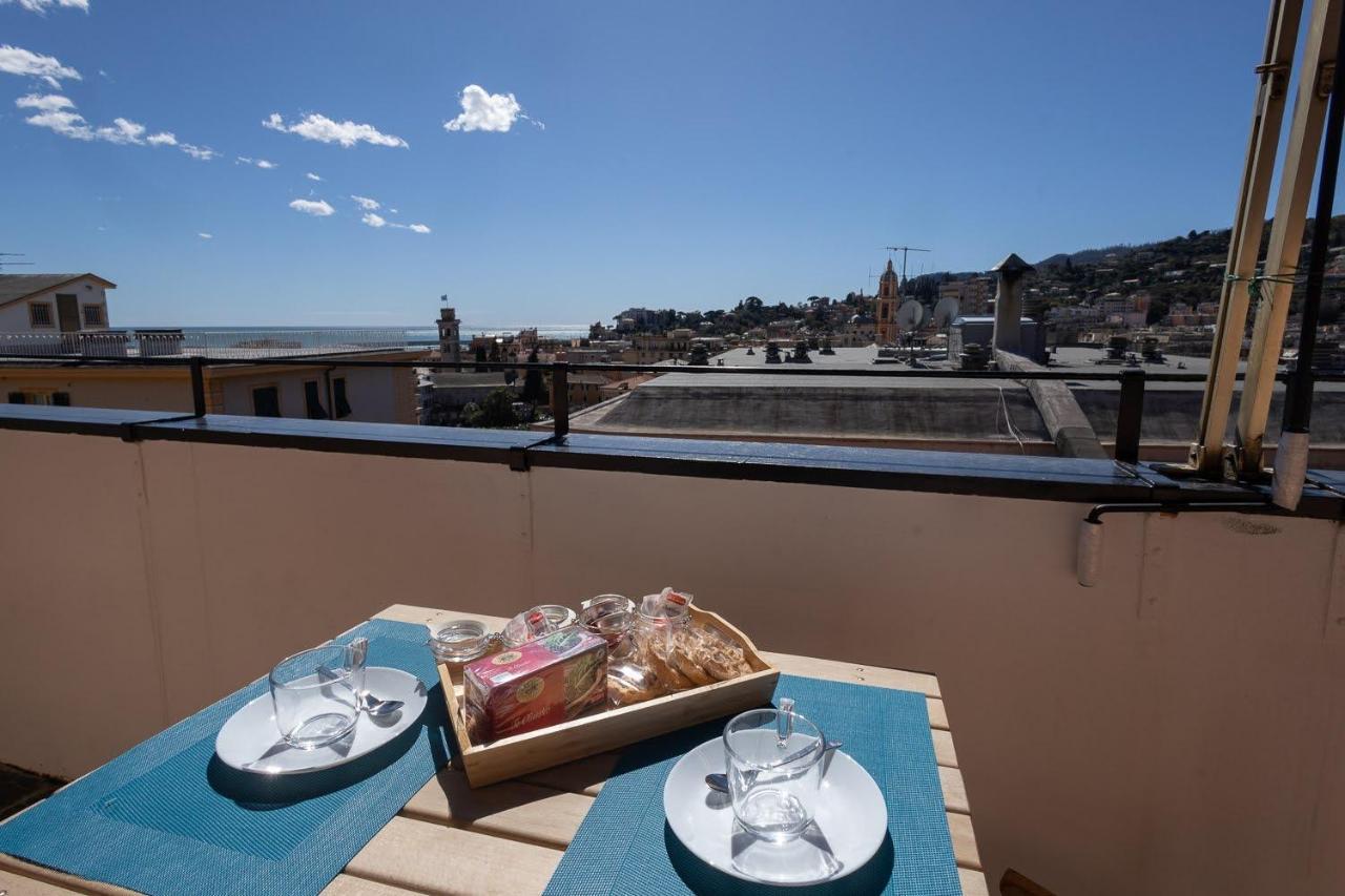 Casa Daniela - Terrazza Vista Mare Super Centrale Rapallo Luaran gambar